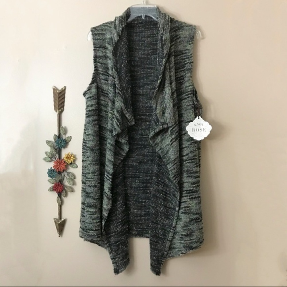 Knox Rose Green Popcorn Sweater Cardigan Sz S, NWT